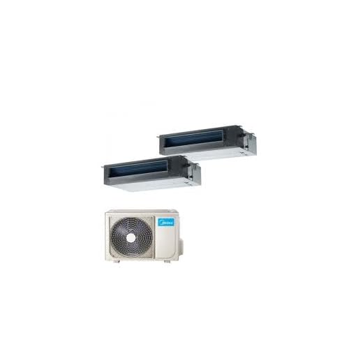 Condizionatore CLIMATIZZATORE DUAL CANALIZZATO 9+9 MIDEA DC INVERTER R-32 A++A+ WI FI READY.M20-18FN8 LINEA 2023