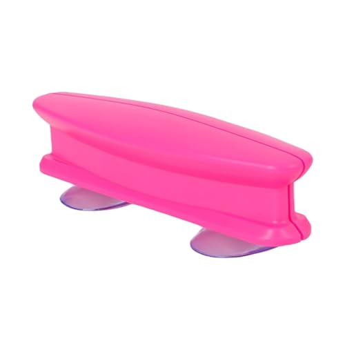 Nishiyuenyi Pink Crafting Ruler With Suction, 10cm x 2cm Plastic Injection Molded Pp Sewing Tools Ruler