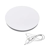 Funvalley Surperfect 9.8 Inches Electric Motorized Rotating Turntable Display Stand, USB Automatic Turntable Table for 360 Degree Products Display