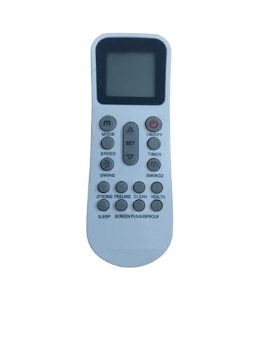 Image of Sanavya AC Remote Control - Compatible Replacement for Split & Window Air Conditioners - Replicates Genuine Remote Functions (LLYOD AC Remote 125)