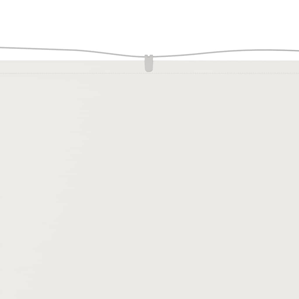 vidaXL Toldo Vertical Blanco 140x800 cm Tela Oxford