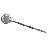 Pizza -Paddel Lange Griff 9 Zoll perforiert abnehmbar Pizza Drehschalen Pizza...