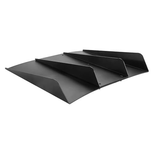 Diffuseur pare-choc arrière universel en finition noire mate haute durabilité