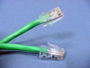 #US 10 Green Cat 5 7 Ft Ethernet LAN Patch Cords Network Cables 52455-7G