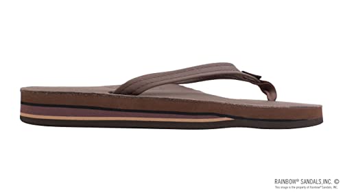 Image of Rainbow Sandals Women's Double Layer, Narrow Strap, Leather Sandals w /Arch