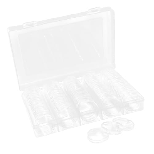 Caja de protección para monedas PLAFOPE y organizador de plástico con almohadilla interna 1