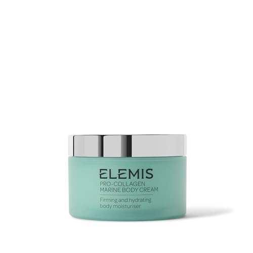 Image of ELEMIS Pro-Collagen Marine Body Cream, Firming and Hydrating Anti-Aging Body Moisturizer for 48- Hour Hydration, Lightweight Gel-Cream Lotion with Marine Microalgae