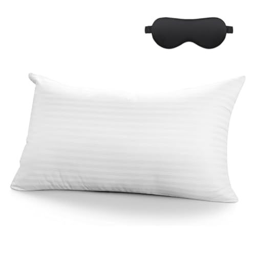 Set 2 Almohadas Estándar Algodón y Poliéster