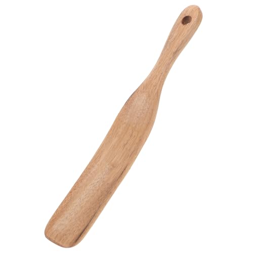 MUELODSIC Espátula de Madera para Masa Madre 40g, Cuchara Grande para Mezclar y Raspar, Herramienta de Cocina Versátil para Hornear y Amasar, Utensilio Natural para Uso Reutilizable