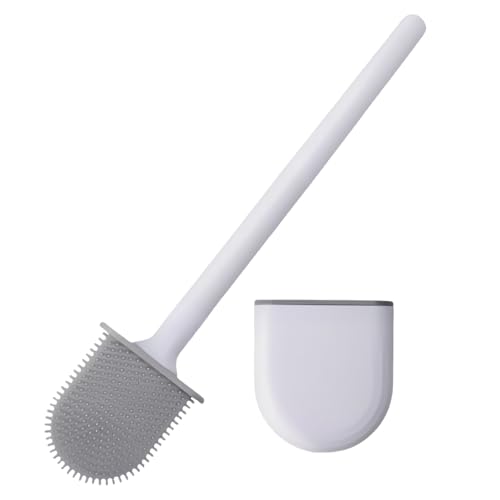 Silicone Toilet Brush,Toilet Bowl Brush,Toilet...