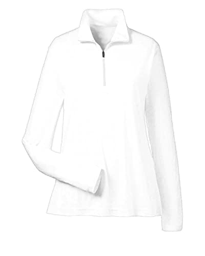 AquaGuard Women's TM36-TT31W-Zone Performance Quarter-Zip, White, XXX-Large