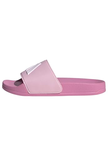 Adidas Unisex - Bambini E Ragazzi Adilette Shower Logo Sandals Kids, Bliss Pink/Ftwr White/Clear Pink, 33 Eu