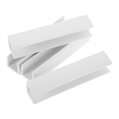 BESPORTBLE 4pcs Gates Reinforcement Groove for Pet Safety Fit for Indoor Outdoor Use Suitable for All Gate Types Easy Installation White Color