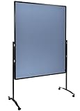 Legamaster Premium Plus Moderationswand 150x120cm blau-grau