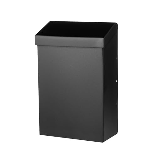 Architectural Mailboxes Modern Heritage Wall Mount Mailbox Black Small
