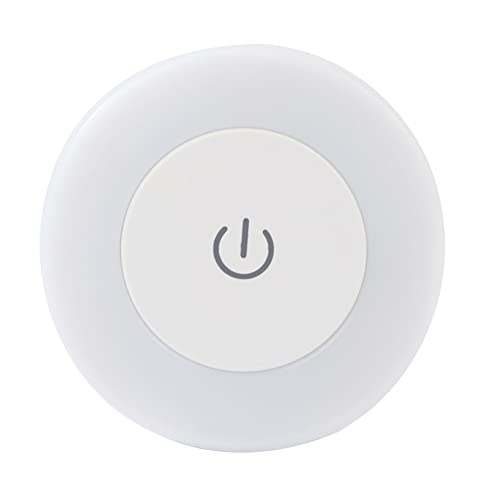 PAMENET - PAMENET Veilleuse LED avec capteur tactile, 3 modes, base magnétique, lampe murale rechargeable par USB, ronde, portable, lumière et chaude