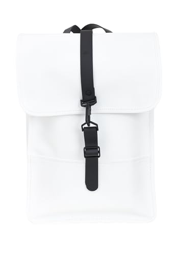 RAINS Mochila hombre mujer blanca backpack mini