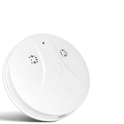 ASWNS HD 1080P Wireless WiFi Camera Smoke Detector with Security Motion Detection, Night Vision, Loop Recording, Indoor Wireless Surveillance, App Control Spy Nanny Cam