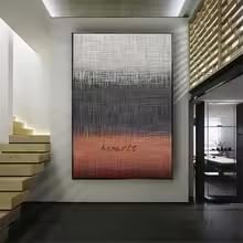 Tableau abstrait sur toile de transition moderne haute définition