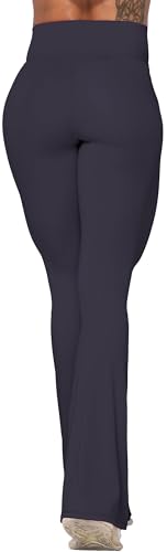 Image of Sunzel Flare Leggings, Crossover Yoga Pants with Tummy Control, High-Waisted and Wide Leg