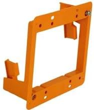 Construct ProSlim Dual Gang Open Back Low Voltage Bracket, Each