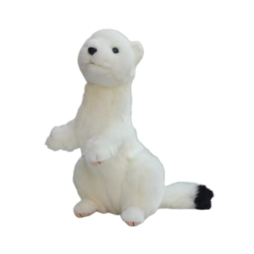 POPOTATO Ferret Stuffed Animal, Cute Stoat Plush, Soft Stuffed Meerkat Stuffed Animal Pillows Girls Gifts Rome Decor