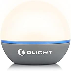 OLIGHT Obulb Night Lamp 55 Lumens Decoration Light IPX7 Waterproof Bedside Light 4-Mode Exquisite Mood Light Weighting Only 55g, Available for Reading, Night Working and Camping (Grey)