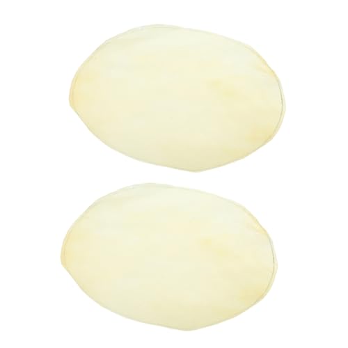 ERINGOGO Leather Drum Heads Set 2pcs 350mm for Tambourine Skin and Musical Instrument Parts