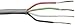 Multiconductor Unshielded Cable, Audio Control, Chrome, 4 Conductor, 18 AWG, 500 ft, 152.4 m