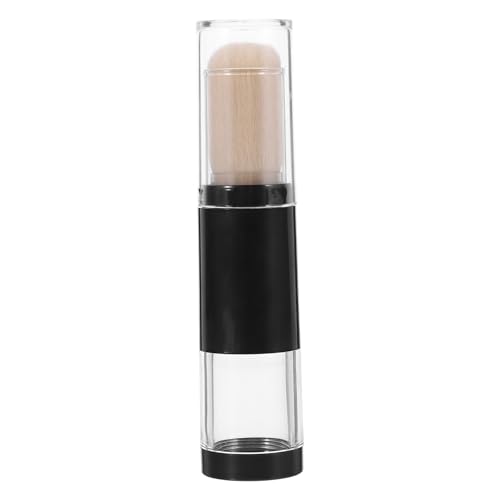 VILLCASE Brocha Portátil para Base y Colorete, Recargable Depósito para Polvos Compactos, para Retoques Rápidos y Maquillaje Facial