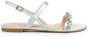 Jewel Badgley Mischka Osmond Crystal Flat Sandal - Image 3