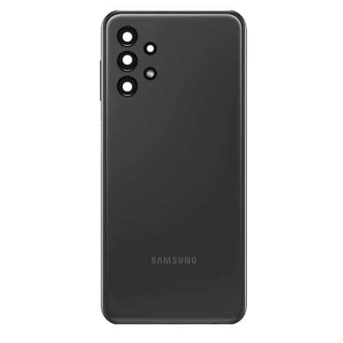 Image of Rear Back Battery Panel Cover Shell Case with Camera Lens and Logo for Samsung Galaxy A32 4G SM-A325F /DS (Awesome Black)