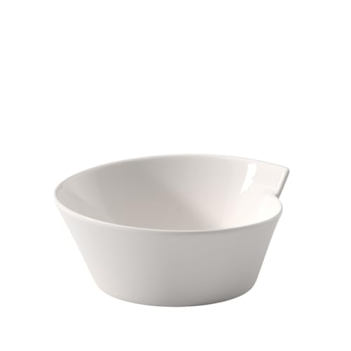 Villeroy & Boch, NewWave, Schale, 600ml, Premium Porzellan, Weiß, spülmaschinenfest, mikrowellengeeignet