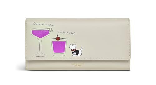 RADLEY London Smooth Leather Bartender Large Flapover Clutch Wallet with 19 Card Slots with Dustbag