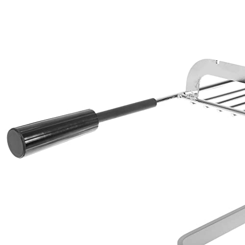 I LOVE BBQ - Soportes de cocción para barbacoa, accesorios para barbacoa y ahumador - Parrilla sencilla para barbacoa/chimenea, soporte simple para barbacoa o chimenea - Acero - 40 x 60 x 39 cm - imagen 5