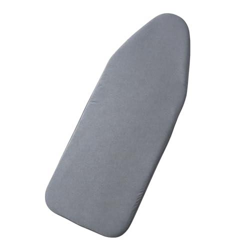 Seiritex Ironing Board Cover 12x32 inch, Fits Table Top Ironing Board Heat Reflective, Thick Padding with Elasticized Edges, Small Iron Board Cover Only (Black)