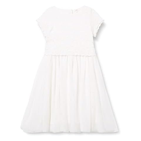 s.Oliver Junior Girl's Kleid, kurz, White, 122 Cover