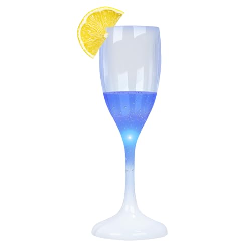 Copas de champán de cristal – Juego de 4 copas de champán sopladas a mano de alta calidad, transparentes, brillantes | Mimoša- con largo , regalo elegante para bodas, compromisos, fiestas