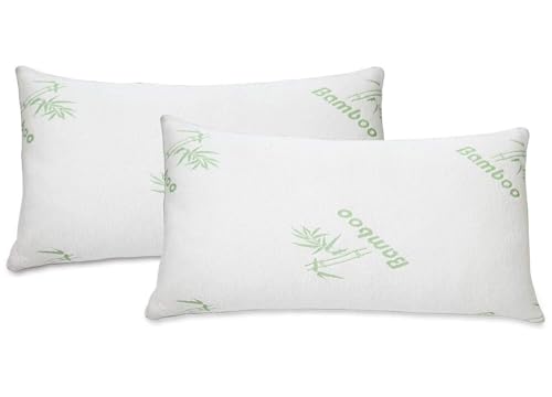 Set 2 Almohadas Espuma Viscoelástica Queen Blanca miniatura 1