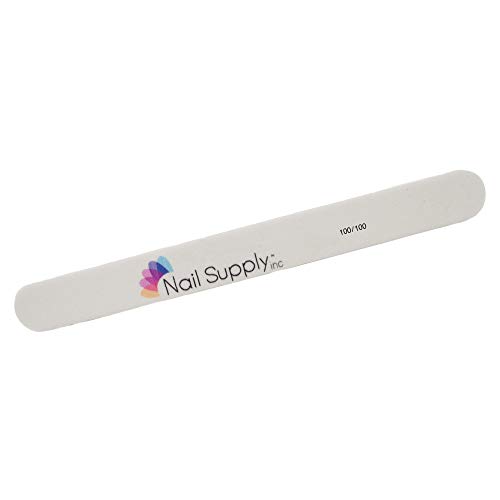 Nail Supply Inc 100/100 White Washable Nail File