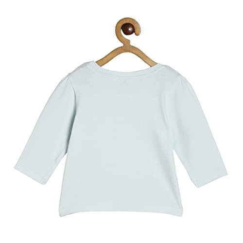 Image of miniklub Girls Round Neck Full Sleeve Knitted Cotton Top (Pink Color)