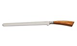 saladini neurologia padova  COLTELLERIA SALADINI Coltello da PROSCIUTTO Artigianale a Lama forgiata Collezione Cucina Legno di olivo