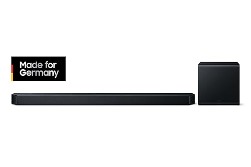 SAMSUNG HW-Q810GF Q-Series 5.1.2-Kanal-Soundbar für Fernseher, Kabelloser 6,5'-Subwoofer, Kabelloses Dolby Atmos und DTS:X, SpaceFit Sound Pro, Q-Symphony