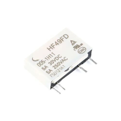 Relais 12V HF49FD avec pouvoir de coupure 5A pour une commutation stable