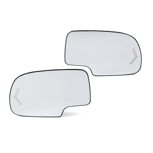 Verre de rétroviseur chauffant pour GMC Sierra 2500 HD et Yukon XL 2003-2006