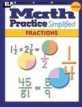 Paperback Math Practice Simplified: Fractions Book