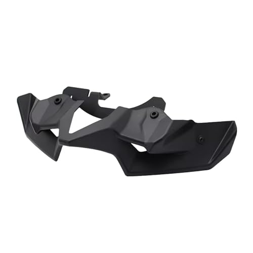 Aile aérodynamique Z900 (2020-2024) : becquet avant de moto noir en carbone type ailes nues