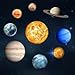 Luminous Wall Sticker, XGZ Nine Planets Solar System Pattern Wall Sticker Wall Decoration For Kids Bedroom Living Room Nursery Baby Room