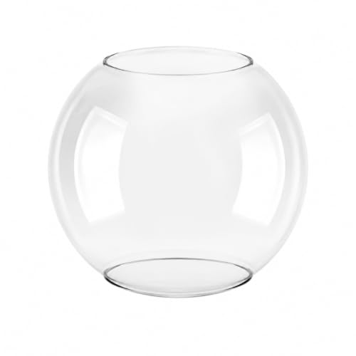 Image of SINOMAN Clear Glass Dome for Wall, Ceiling & Pendant Lights | durable Transparent