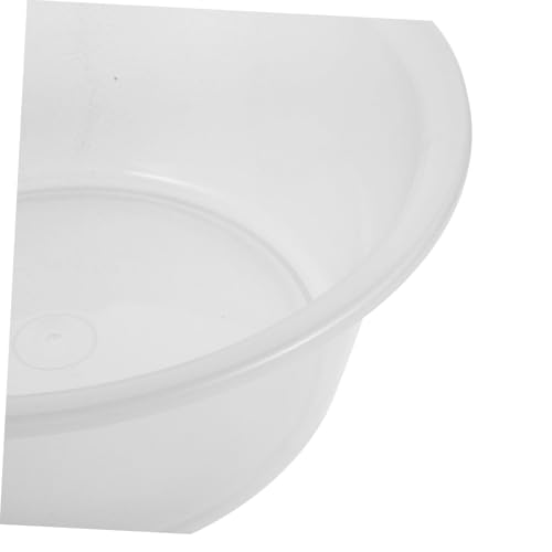 Balde transparente para remojo de pies de plástico resistente miniatura 3